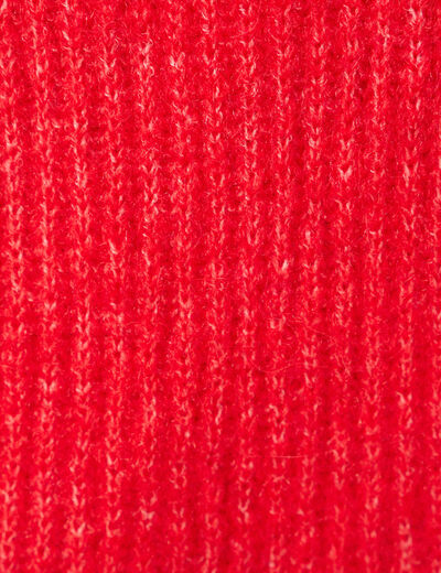 Pull manches longues rose framboise femme