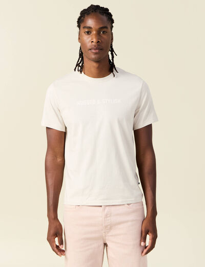 T-shirt manches courtes gris homme