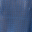 Pull ajour&eacute; col v manches 3/4 bleu marine femme