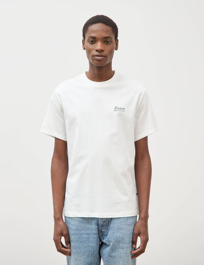 T-shirt en coton ecru homme