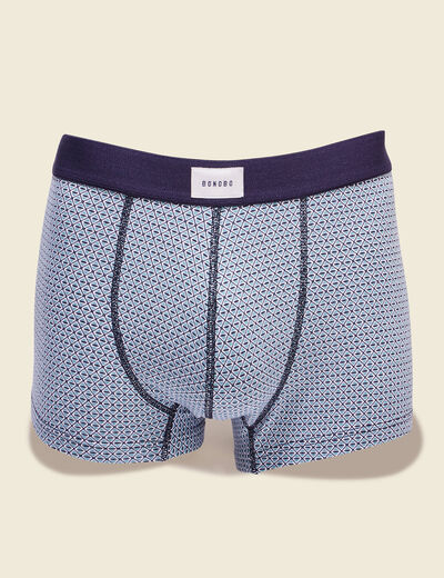 Lot 2 boxers bleu gris homme