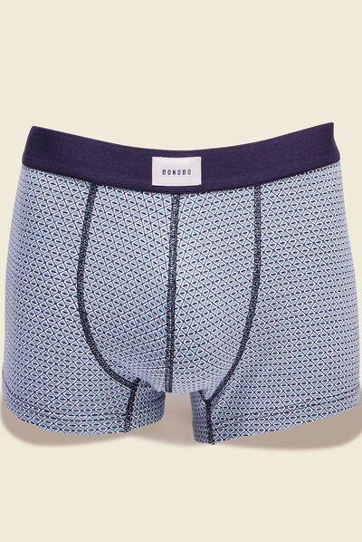 Lot 2 boxers bleu gris homme