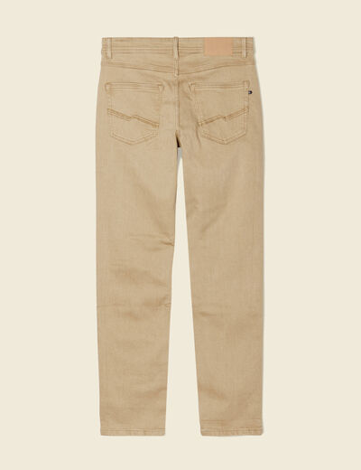 Jeans straight homme beige homme