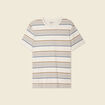 T-shirt manches courtes beige homme