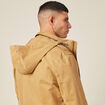 Blouson droit à col montant camel homme