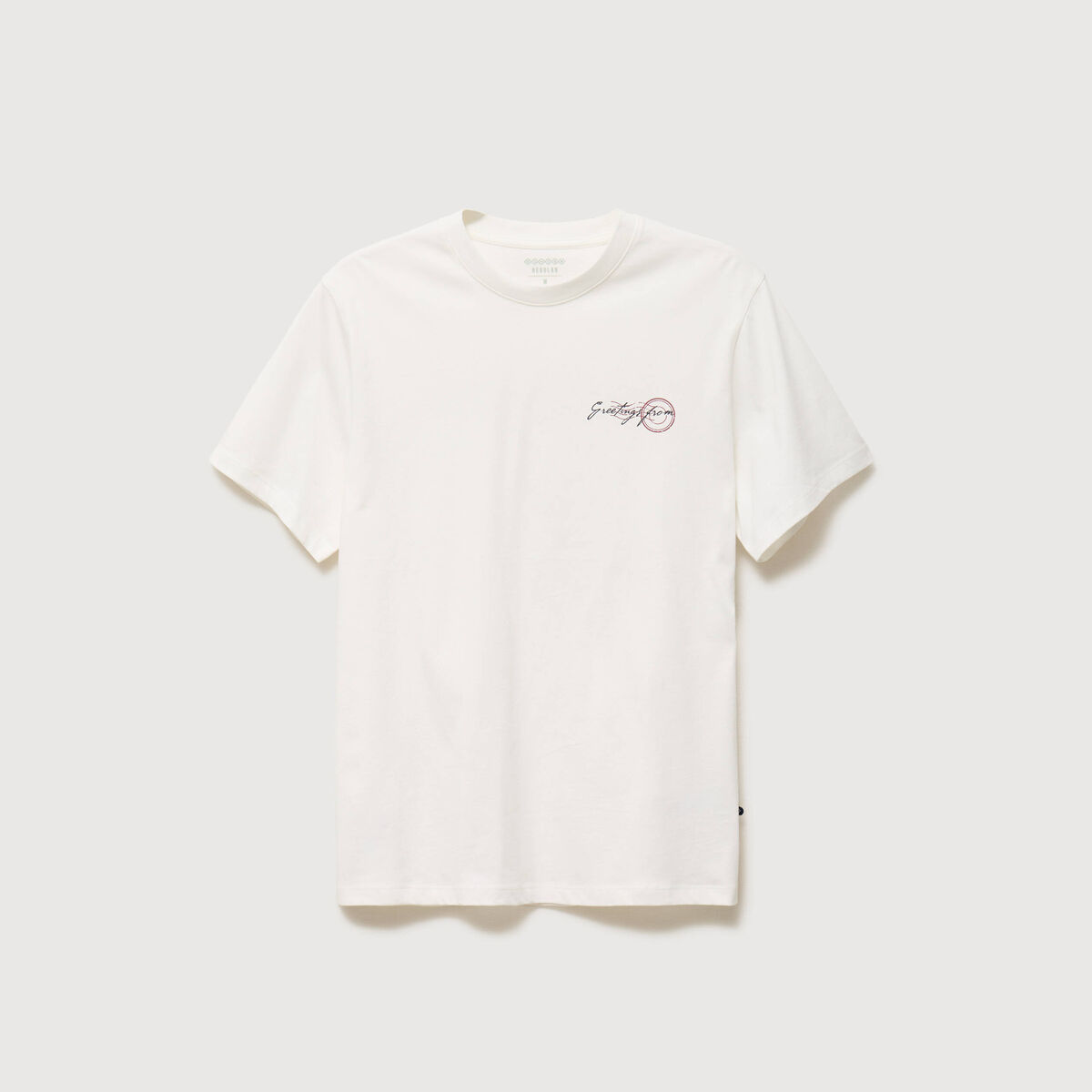 T-shirt en coton ecru homme