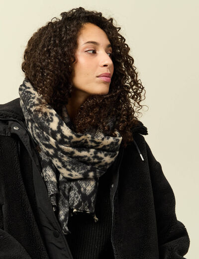&Eacute;charpe noir femme