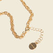 Collier couleur or femme