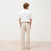 Jeans large 5 poches longueur 32 beige homme