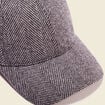 Casquette gris foncé homme