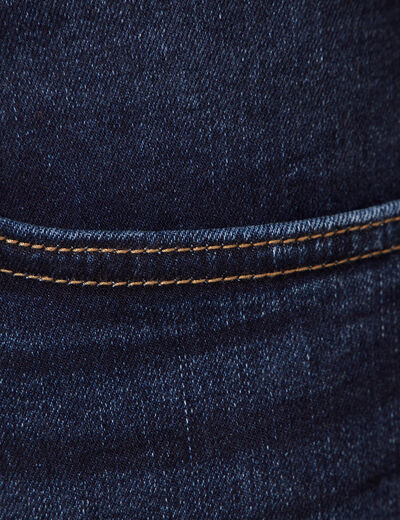 Jeans tapered 5 poches denim brut homme