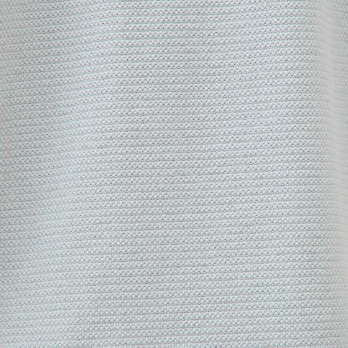 Polo manches courtes col cubain gris clair homme