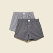 Lot de 2 cale&ccedil;ons en coton noir homme