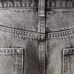 Jeans large relaxed denim gris homme