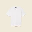 T-shirt en coton manches courtes blanc homme