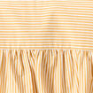 Robe droite ceinturée jaune femme