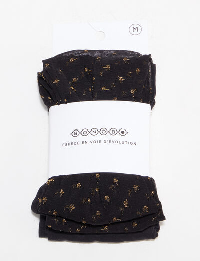 Lot 2 collants noir femme