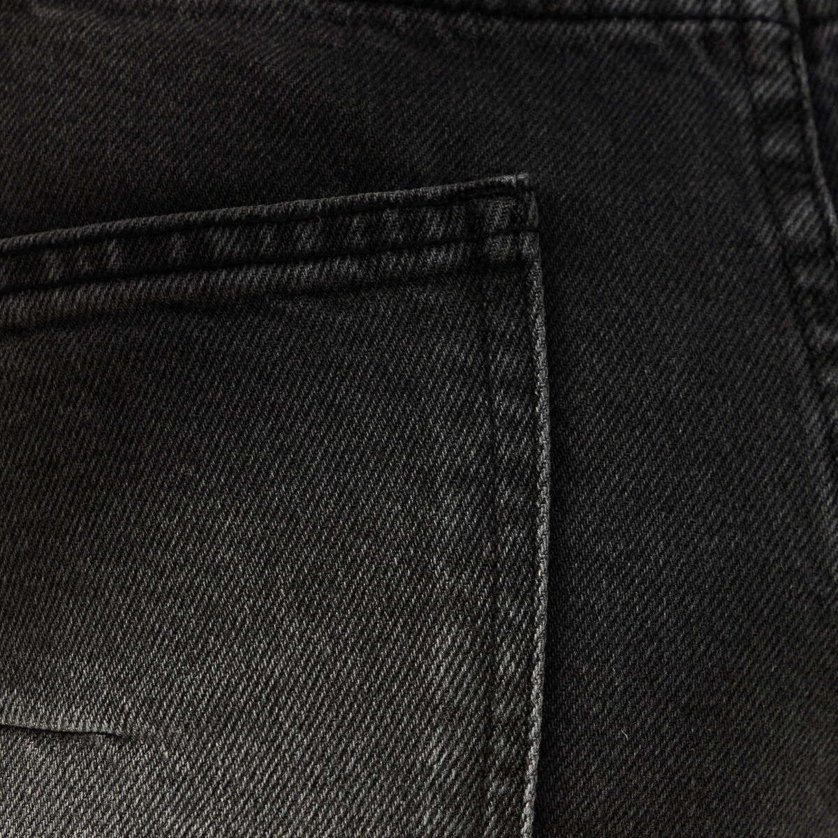 Jeans barrel 7/8&egrave;me avec ceinture denim gris femme