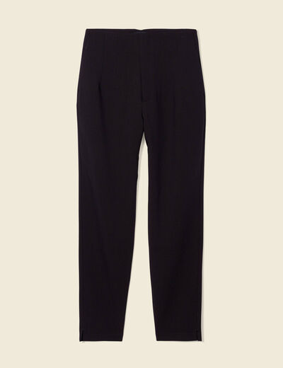 Pantalon cigarette noir femme
