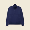 Sweat manches longues bleu fonc&eacute; homme