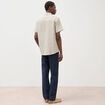 Chemise manches courtes vert kaki homme