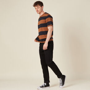 T-shirt manches courtes noir homme