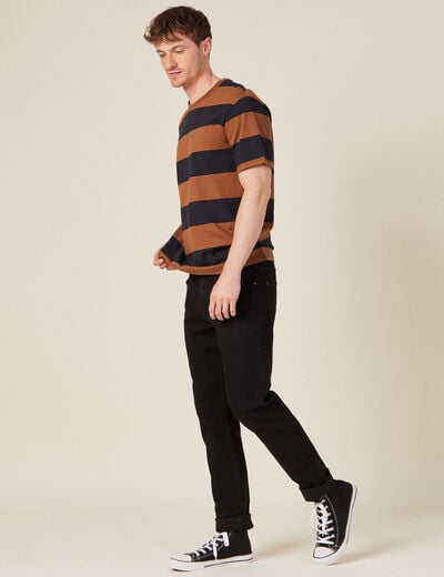 T-shirt manches courtes noir homme