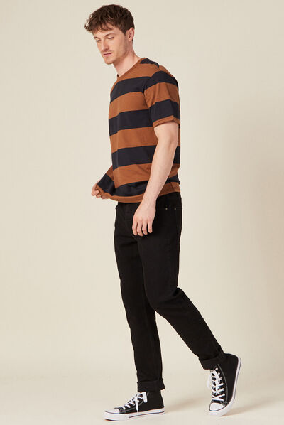 T-shirt manches courtes noir homme