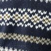 Pull manches longues col rond bleu marine homme