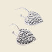 Boucles d'oreilles couleur argent femme