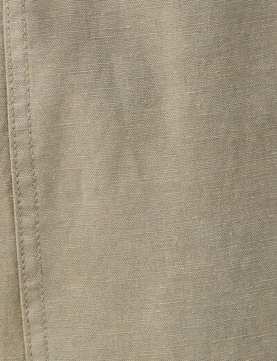 Pantalon chino à coulisse vert kaki homme
