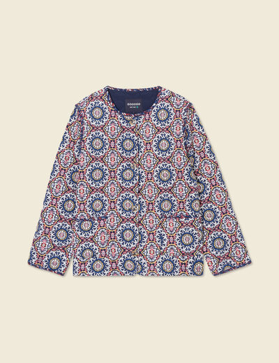 Veste éco-responsable bleu marine femme