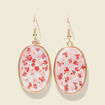 Boucles d'oreilles rose femme