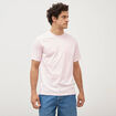 T-shirt en coton manches courtes rose homme