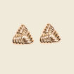 Boucles d'oreilles clous couleur or femme
