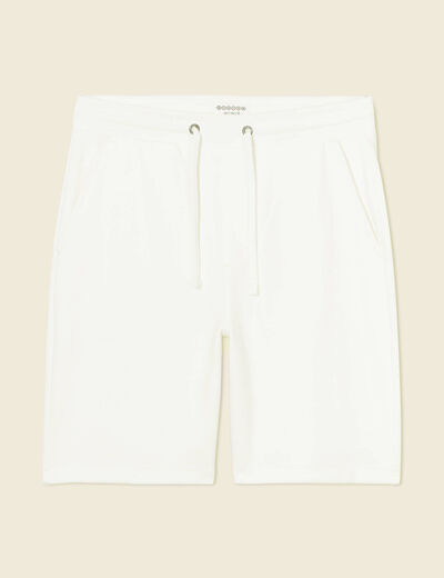 Short éco-responsable ecru homme