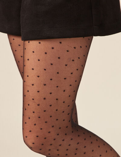 Collants fantaisie noir femme