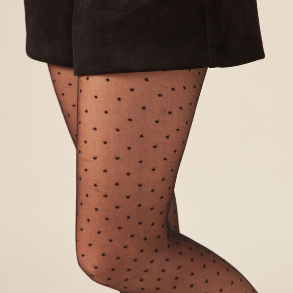 Collants fantaisie noir femme