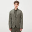 Veste blazer stretch vert fonc&eacute; homme