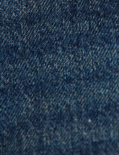 Jeans mom 7/8&egrave;me bleu femme