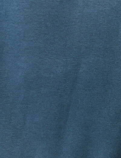 Sweat &agrave; capuche manches longues bleu fonc&eacute; homme