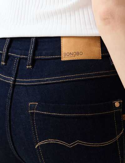 Jeans bootcut denim brut rinse femme