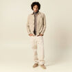 Pull 100% laine mérinos marron foncé homme