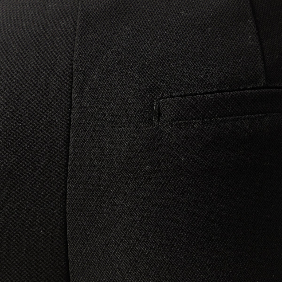 Pantalon loose taille standard fluide noir femme