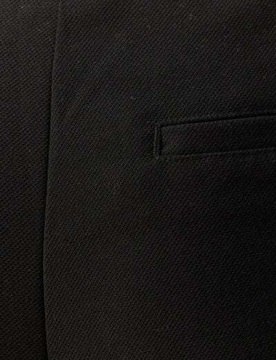 Pantalon loose taille standard fluide noir femme