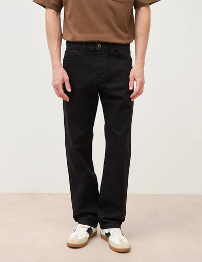 Jeans regular longueur 32 denim noir homme
