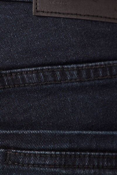 Jeans slim éco-responsable denim blue black homme
