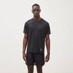 T-shirt col rond manches courtes noir homme