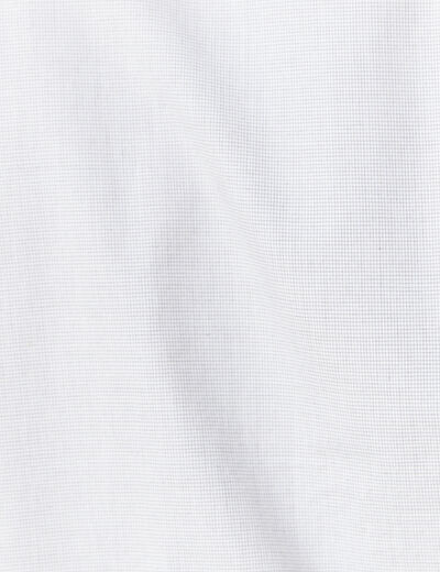 Chemise manches longues blanc homme