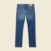 Jeans straight 5 poches denim stone homme